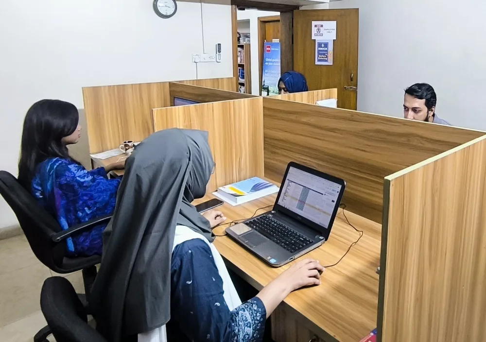 PSB staff at work